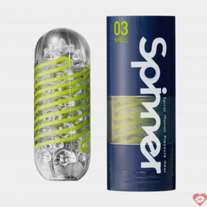 Tenga Spinner Shell Xanh Lá Xoay Ảo Diệu Nhật Bản 
