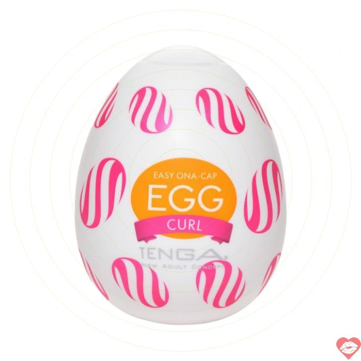 Tenga Curl Egg 5.3cm Nhật Siêu Kích Thích Đam Mê 