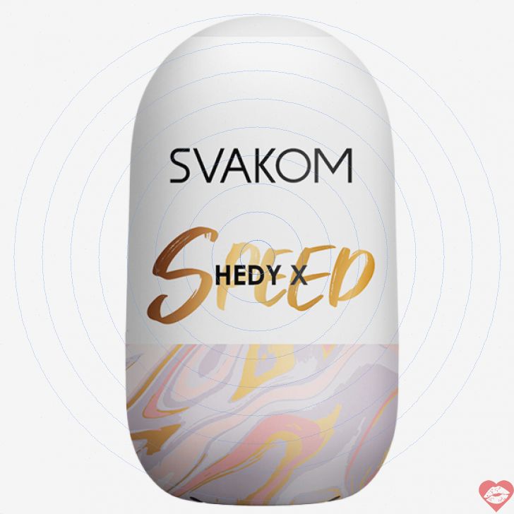 SVAKOM Hedy X Speed Pleaser Trong Suốt Tự Sướng Nhanh 