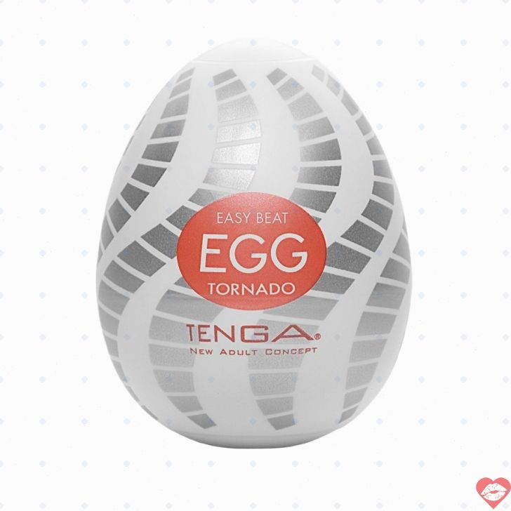 Tenga Tornado Egg Nhật 6cm Xoáy Mạnh Thỏa 