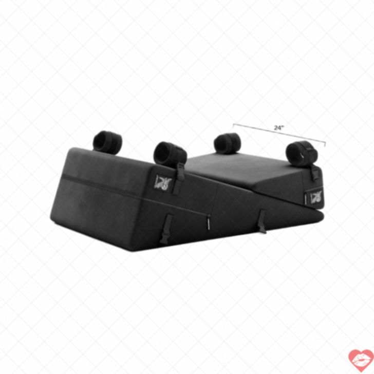 Gối BDSM Liberator Wedge Ramp Trói Đen Thống Trị Quyến Rũ 