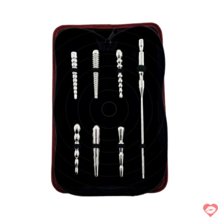 Penis Plug Rouge Thép 7 Miếng Khám Phá Sâu 