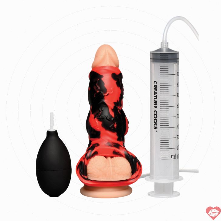 Hell Hound Creature Cocks Phun Sữa Chó Địa Ngục Roleplay 