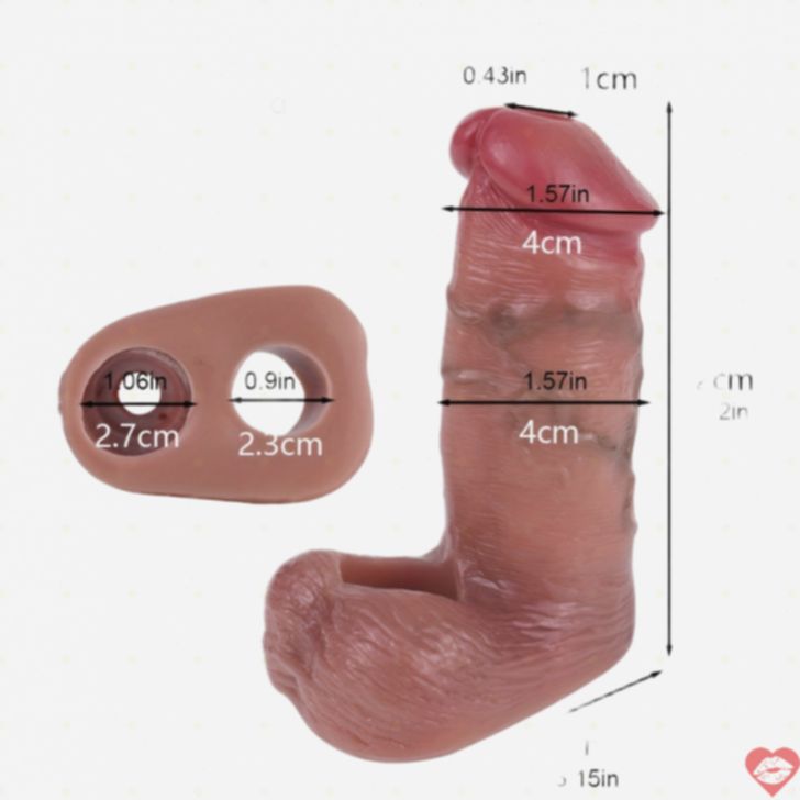 S8102 Silicone Sleeve Hollow Vòng Đeo Thực Tế Đam Mê 