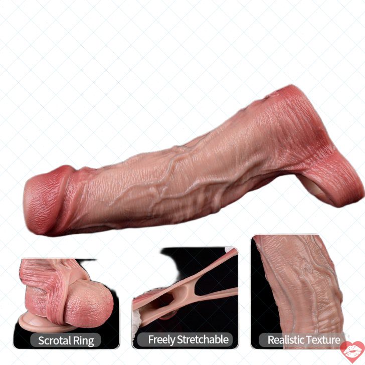 FAAK5036 Cock Sleeve 7Inch Da Kéo Dài Mạnh Tăng 