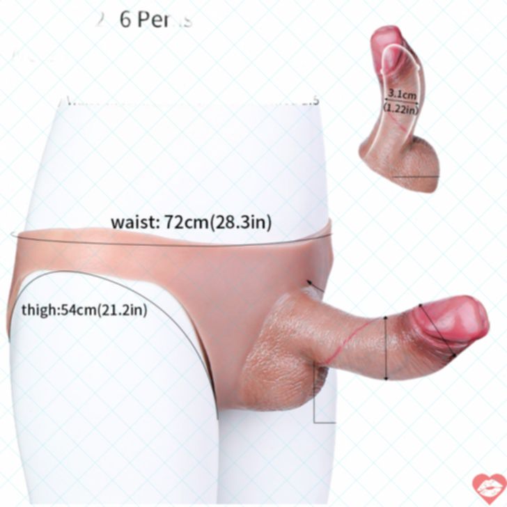 Quần Da FAAK Dildo Đeo Thực Tế Cặp Đôi Đam Mê 