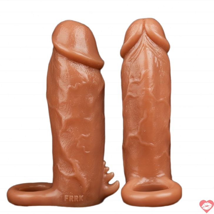 Ống Bao Dương Vật Silicone Rỗng Đa Màu Siêu Thực Khoái Lạc 