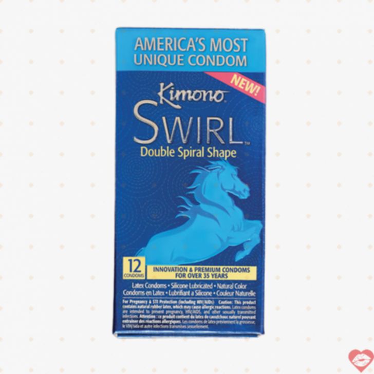 Bao Cao Su Kimono Swirl Helix Xoắn Độc Đáo Thân Mật 