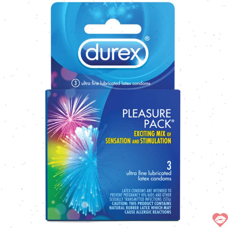 Durex Pleasure Pack condom combo đa dạng kéo dài hưng phấn 
