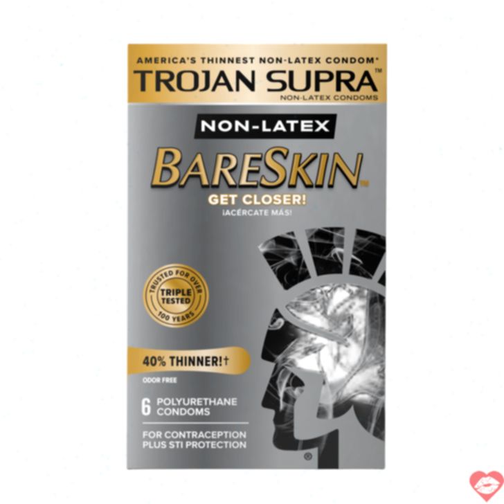 Trojan Supra BareSkin Mỏng Chắc Tự Nhiên Mãn Nhãn 
