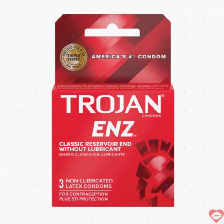 Trojan ENZ Bao Không Dầu Linh Hoạt Thoải Mái 