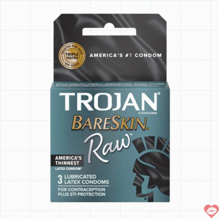 trojan bare skin bao cao su mỏng nhất 