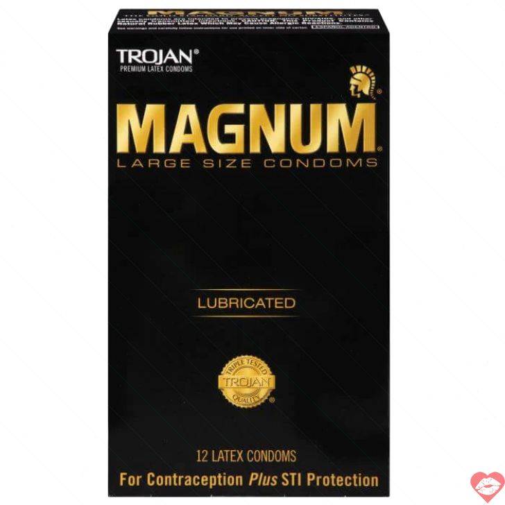 Bao cao su Trojan Magnum lớn 12 miếng siêu thoải mái 