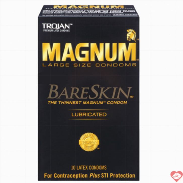 Trojan Magnum Bareskin Lớn Mỏng Siêu Nhạy Cảm 