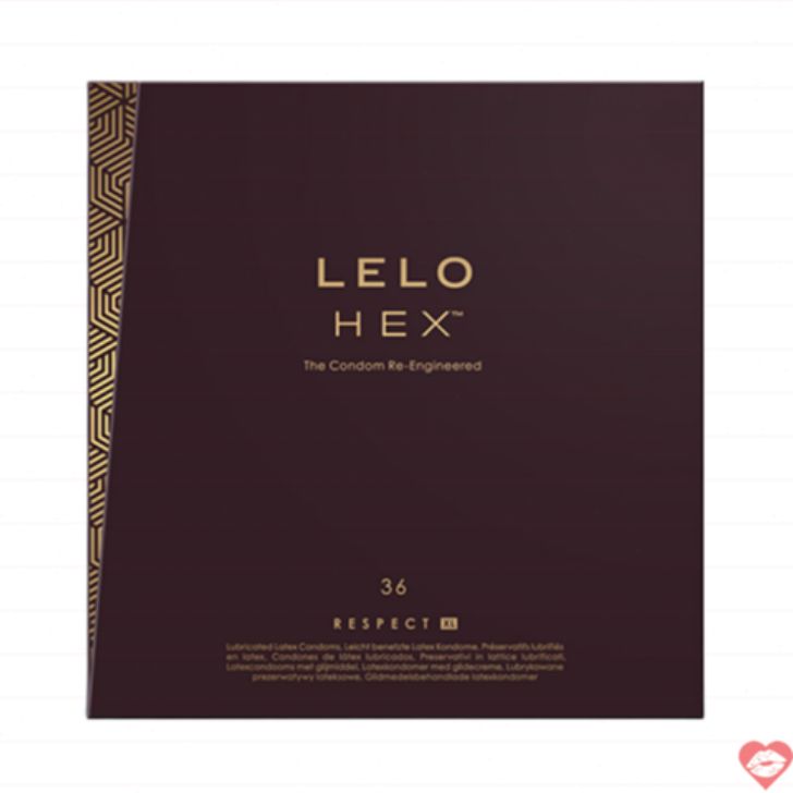 Bao Su XL LELO HEX Mỏng An Toàn Lớn Thoải Mái 