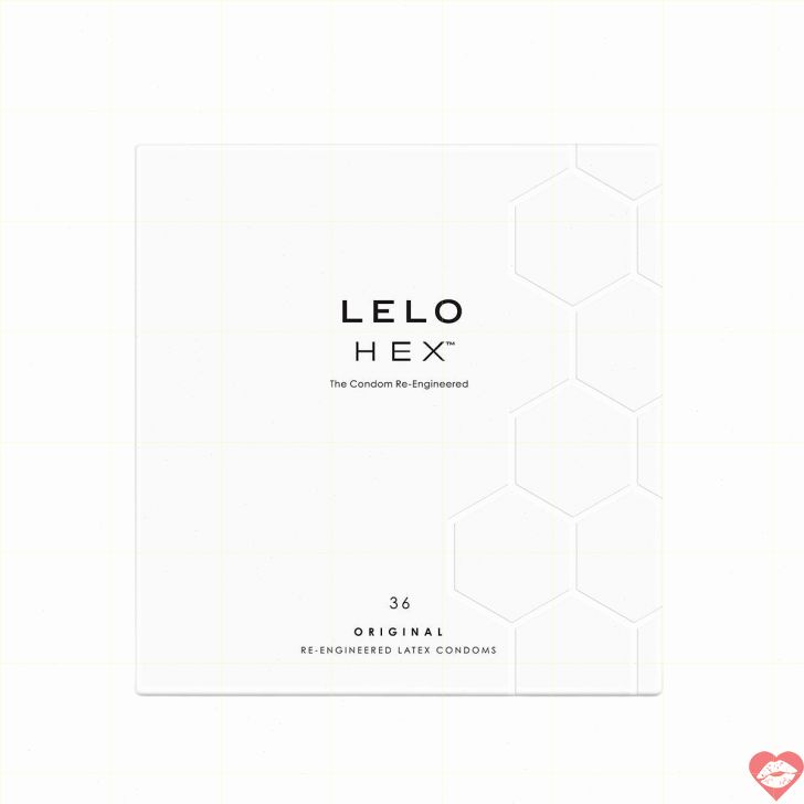 LELO HEX Condom Mỏng Hexagon Cảm Giác Tự Nhiên 