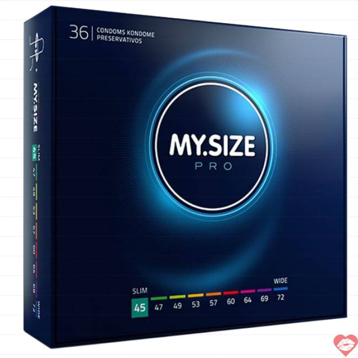 MY.SIZE 45 Bao Ultra Mỏng 36pcs Vừa Vặn Hoàn Hảo Thoải Mái 