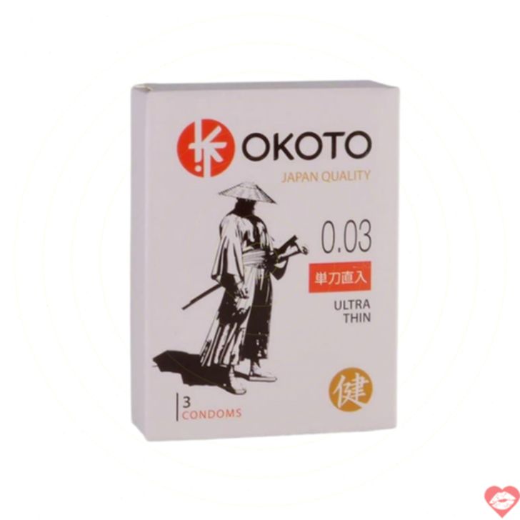 Okoto Ultra Thin Bao Si Mỏng Mịn 3 Viên 