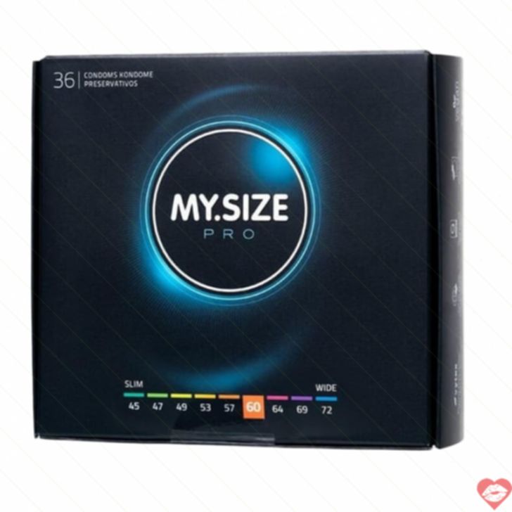 Bao Cao Su MY.SIZE Pro 60 Siêu Mỏng 36 Miếng Lớn 
