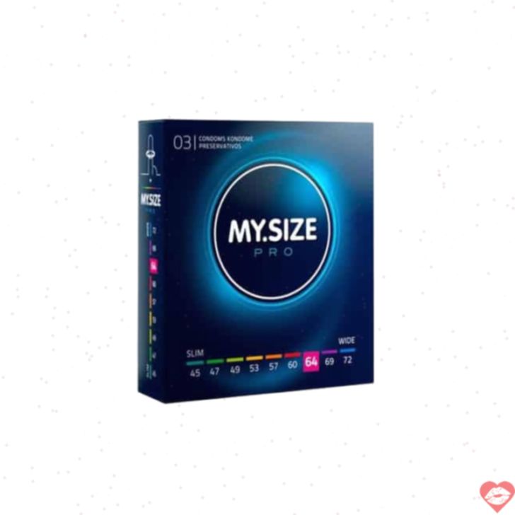 MY.SIZE PRO 64 Bao Cao Su Mỏng Vừa Vặn Hoàn Hảo 