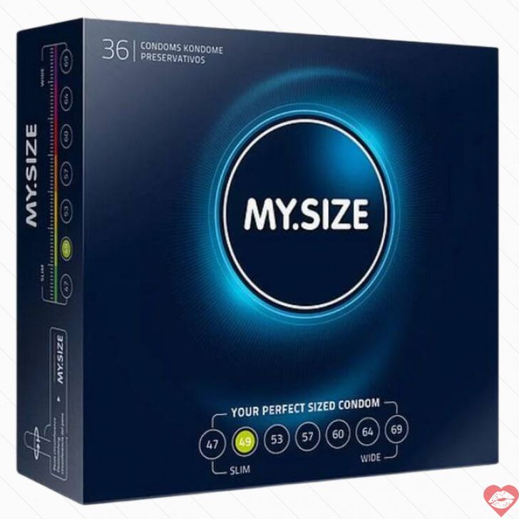 MY.SIZE PRO 49 Siêu Mỏng 36c Kích Thích Cực Đỉnh 