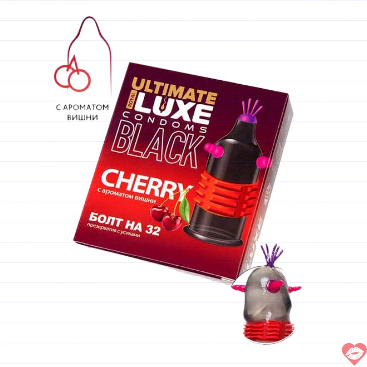 Luxe Black Bolt Bao Đen Cherry Kích Thích Huyền Bí 