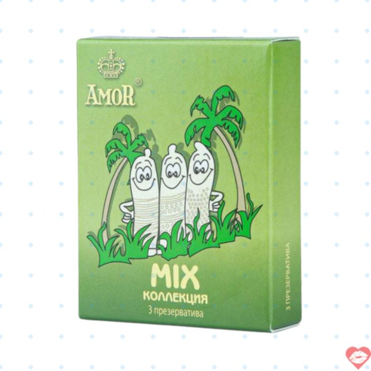 Amor Yêu Sáng Mix 3 Bao Mỏng Siêu Cảm 