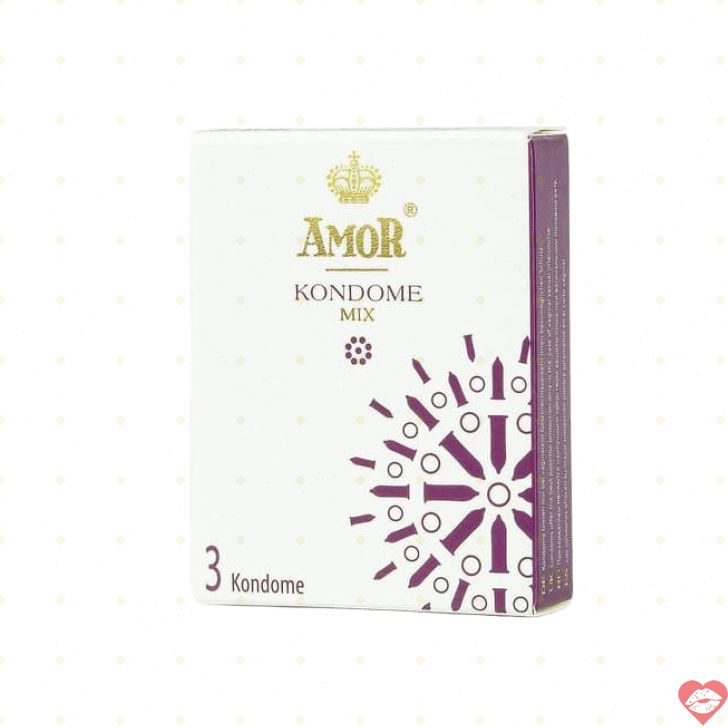 Bao Cao Amor Mix 3pc Siêu Mỏng Kích Thích Đa Hương 