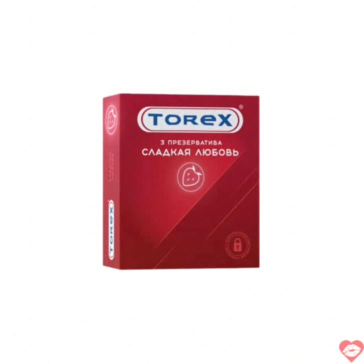 Bao Cao Torex №3 Dâu 18cm Ngọt Ngào Kích Thích 