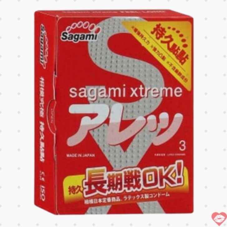 Sagami Xtreme №3 long siêu mỏng kéo dài cực khoái 