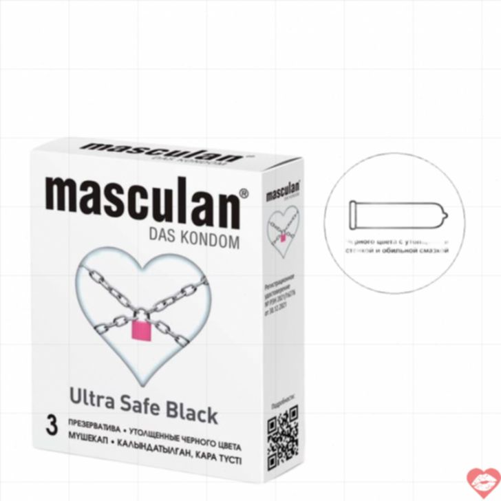 Bao Masculan Black Ultra 3c Ai Cập Bền Vững Bảo Vệ 