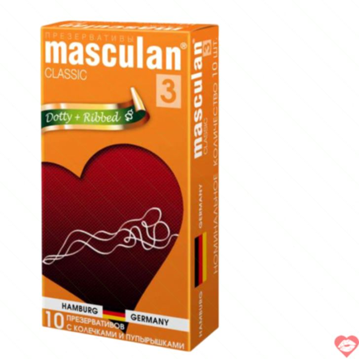 Bao Masculan Dotty Ribbed 10c Gân Siêu Kích Thích 