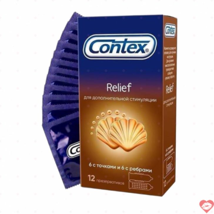 Contex Relief 12c Gân Ruột Siết Siêu Sướng Thú Vị 