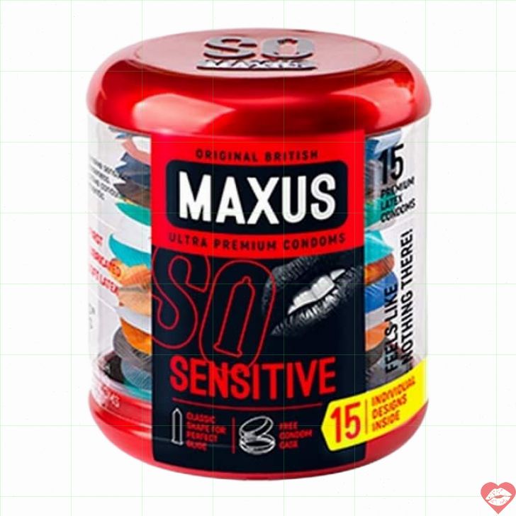 Maxus Sensitive Bao Mỏng 15 Cái Tăng Cảm Giác 