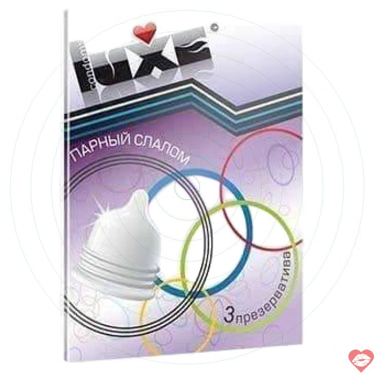 Bao Cao Su Luxe Trio Rãnh Siêu Mỏng 3 Cái Nâng Khoái 
