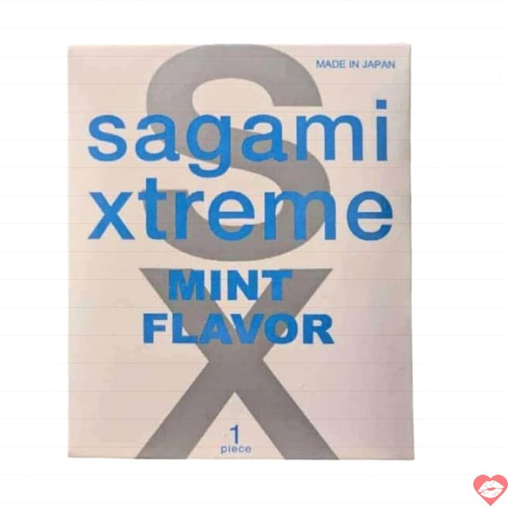 Sagami Xtreme Bạc Hà Bao Cao Su Mỏng Siêu Cảm Giác 