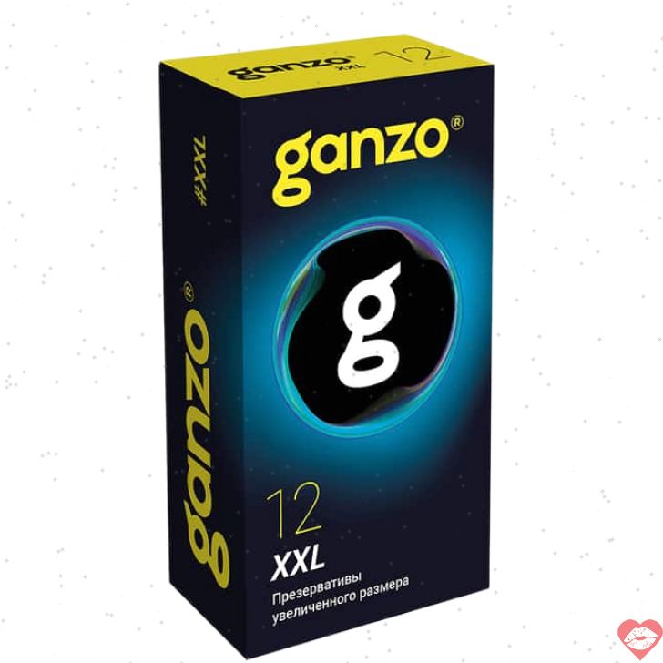 Ganzo XXL 12 Bao Cao Su Lớn Trơn Siêu Thỏa 