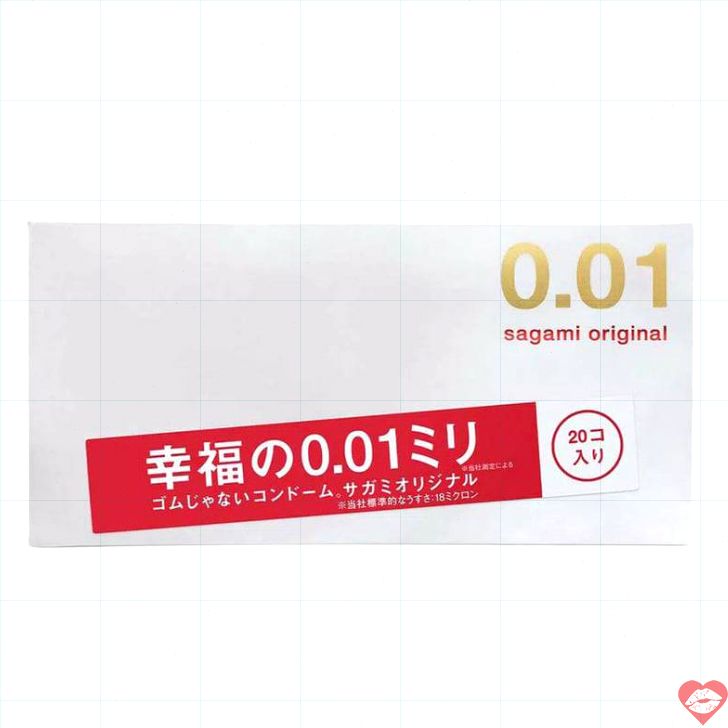 bao cao su Sagami Original 0.01 siêu mỏng 20 cái tự nhiên 