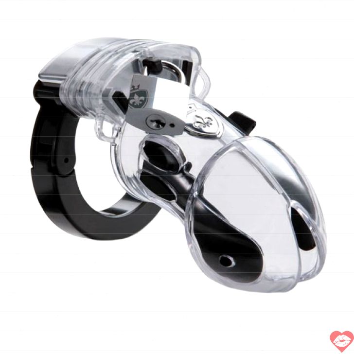 Mystim Pubic Enemy E-Lock Đen Trong Suốt Đức 