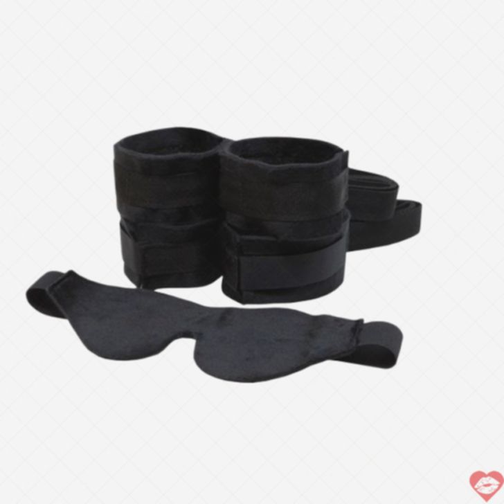 Sportsheets Beginner Bondage Kit Đen BDSM Dễtrungdochoi+1 