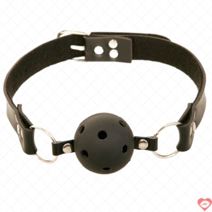 Fetish Fantasy Ball Gag Đen Thở Dễ Chơi 