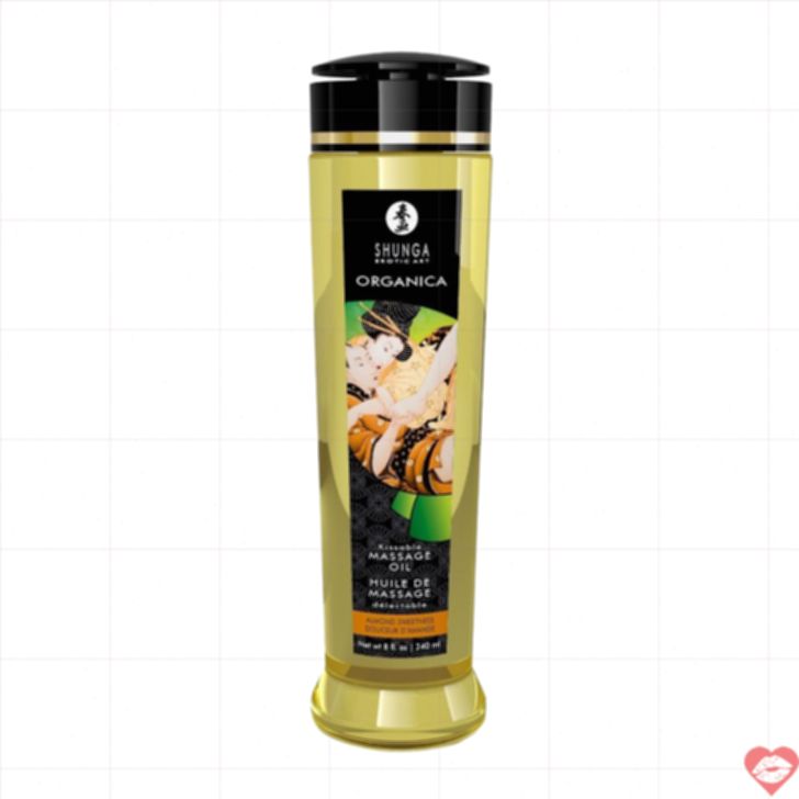 Dầu Shunga Hạnh Nhân 240ml Ăn Được Hữu Cơ Thư Giãn 