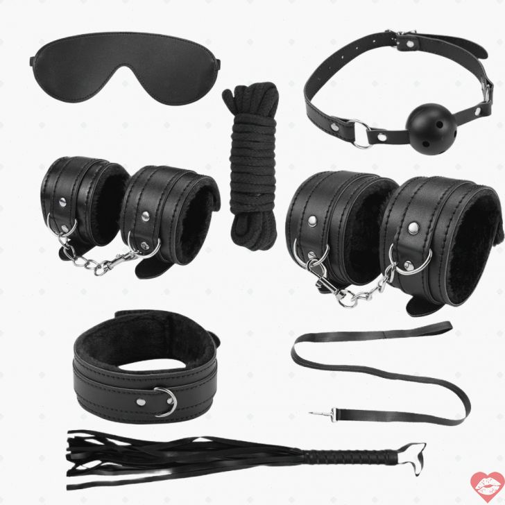 Đồ chơi BDSM bộ nô lệ mềm mịn hấp dẫn 