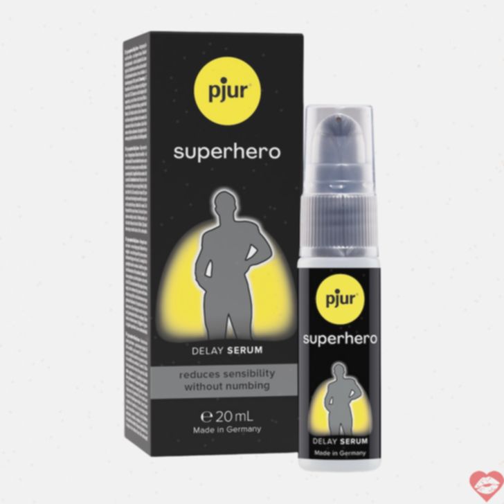 Gel Pjur Superhero Vigor 20ml Tăng Phong Độ Nam Vàng 