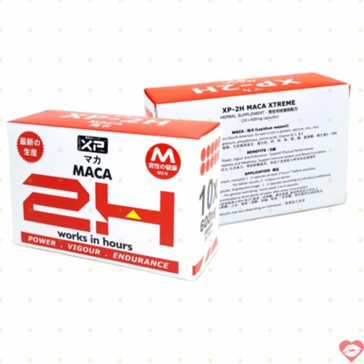 XP Maca 2H 600mg x10 viên tăng sinh lực mạnh mẽ[cirillas]​ 