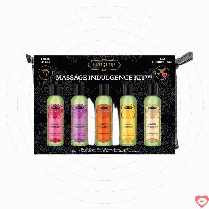 Kama Sutra Kit Dầu Massage 5 Loại Du Lịch 