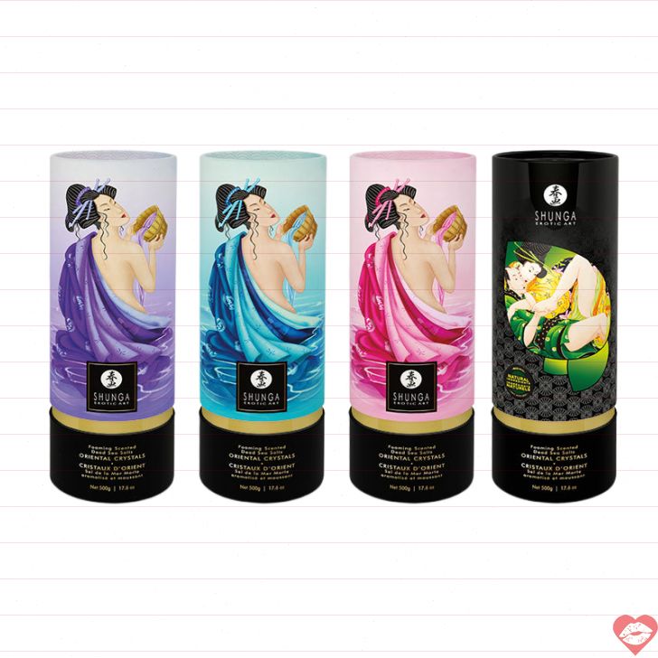 Shunga Crystals Muối Tắm Da Mịn Hương Thơm 
