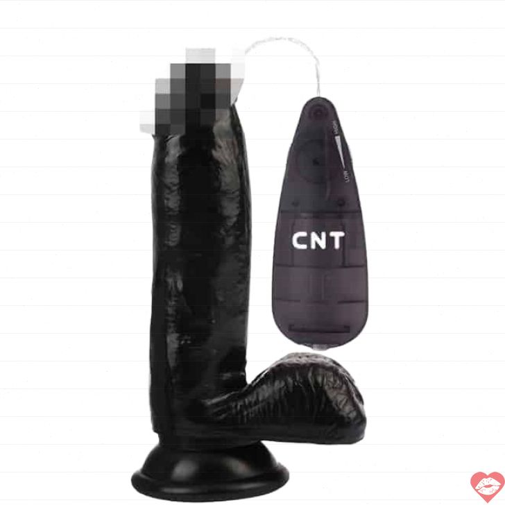 Vibrators CNT Dick Buddies Stud 17cm Đen Thực Tế Rung