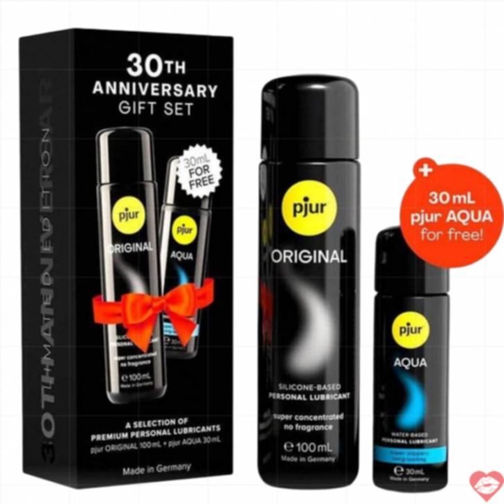 Pjur 30th Original Aqua Bộ Lube Trơn Cao Cấp Nóng 