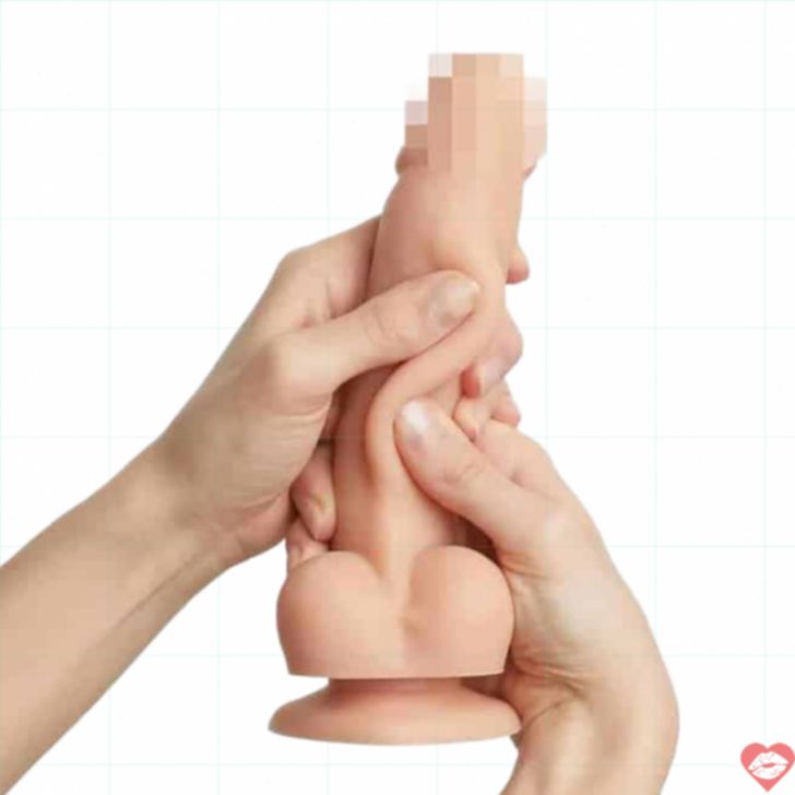 Strap-on-me realistic 17cm da trượt tự nhiên